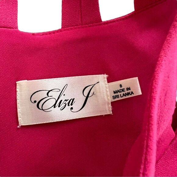 ELIZA J Pink Cut Out Neckline Sheath Dress NWT - Picture 4 of 9
